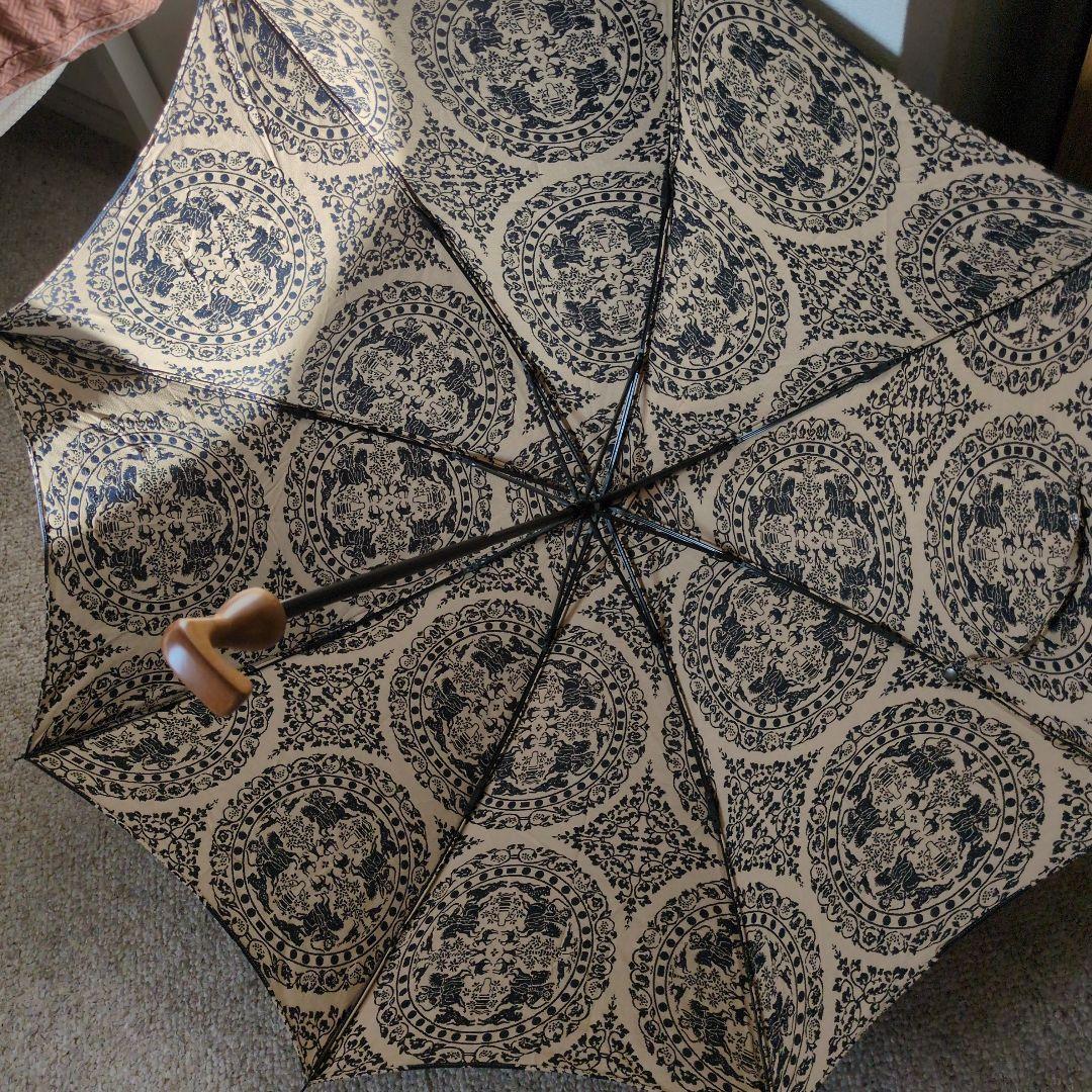 【値下げ】小宮商店　晴雨兼用　折りたたみ日傘　 正倉院裂　狩猟文