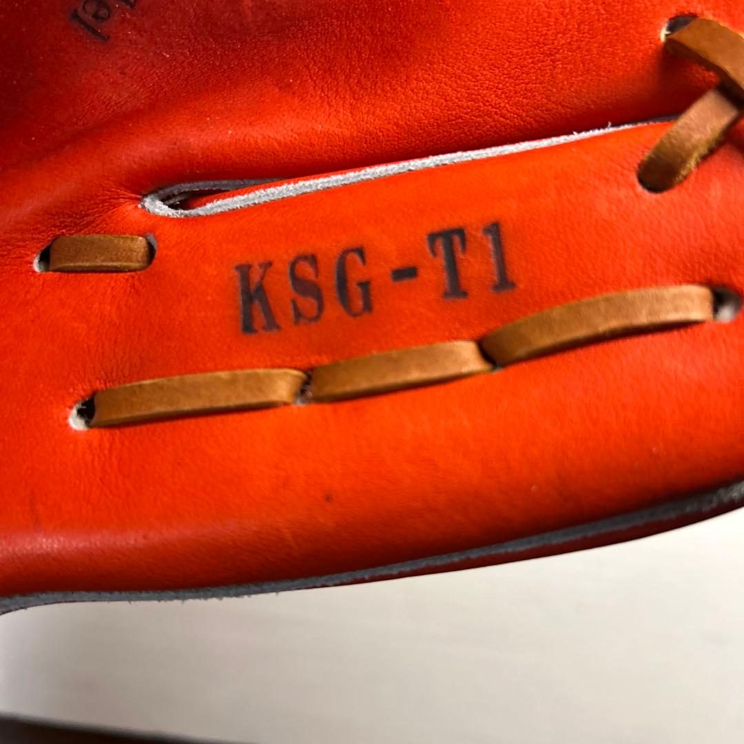 久保田スラッガー 硬式グローブ 内野手 KSG-T1 Fオレンジ鳥谷選手モデル