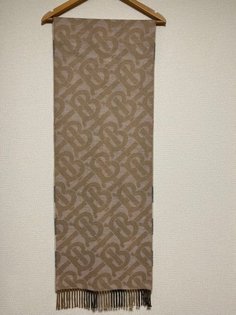 BURBERRY　バーバリー　マフラー　カシミア100％　大判マフラー