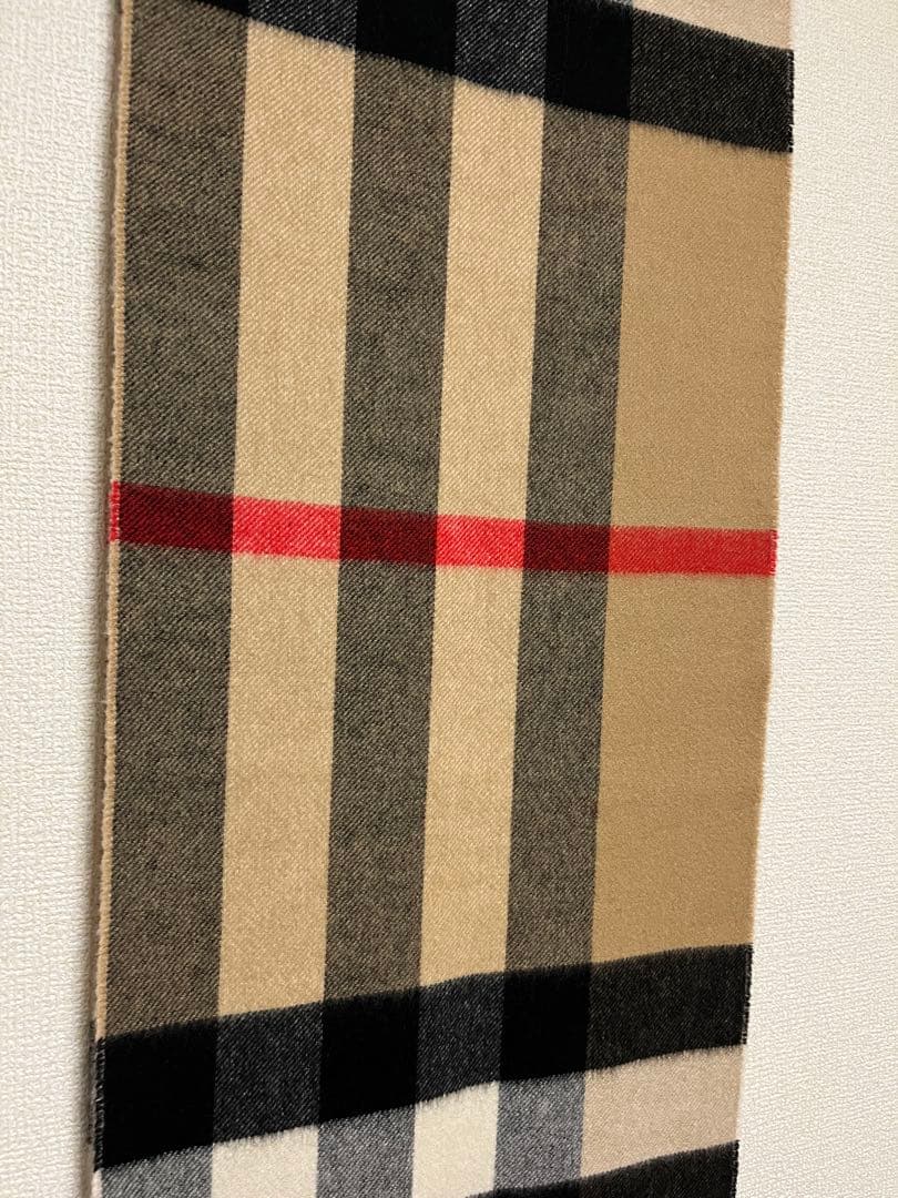 BURBERRY　バーバリー　マフラー　カシミア100％　大判マフラー