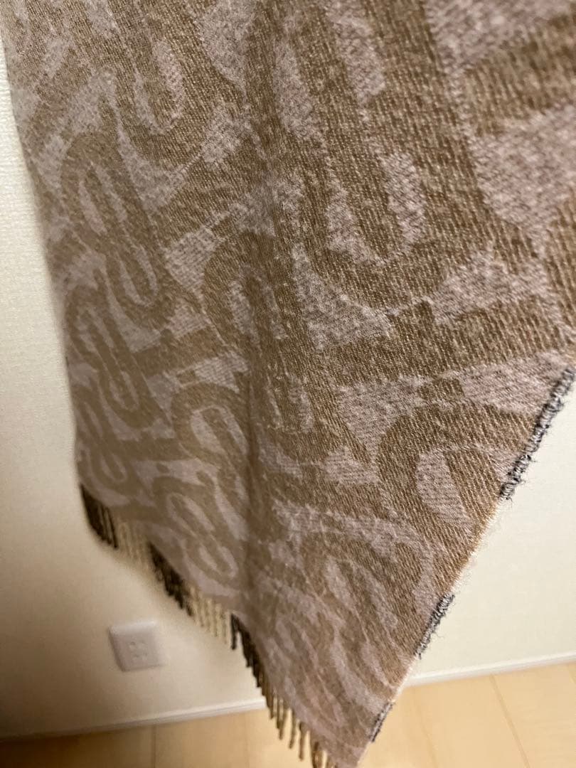 BURBERRY　バーバリー　マフラー　カシミア100％　大判マフラー