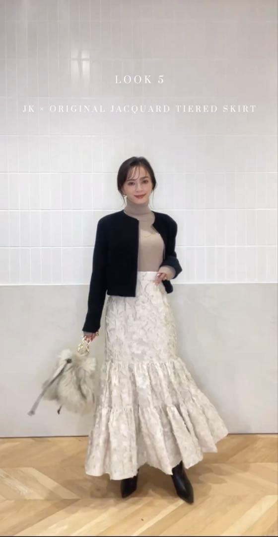 anuans アニュアンス ウールダブルクロスリバーショートジャケット