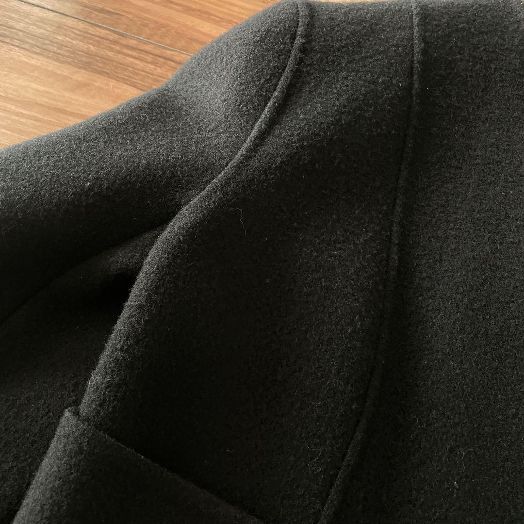 anuans アニュアンス ウールダブルクロスリバーショートジャケット