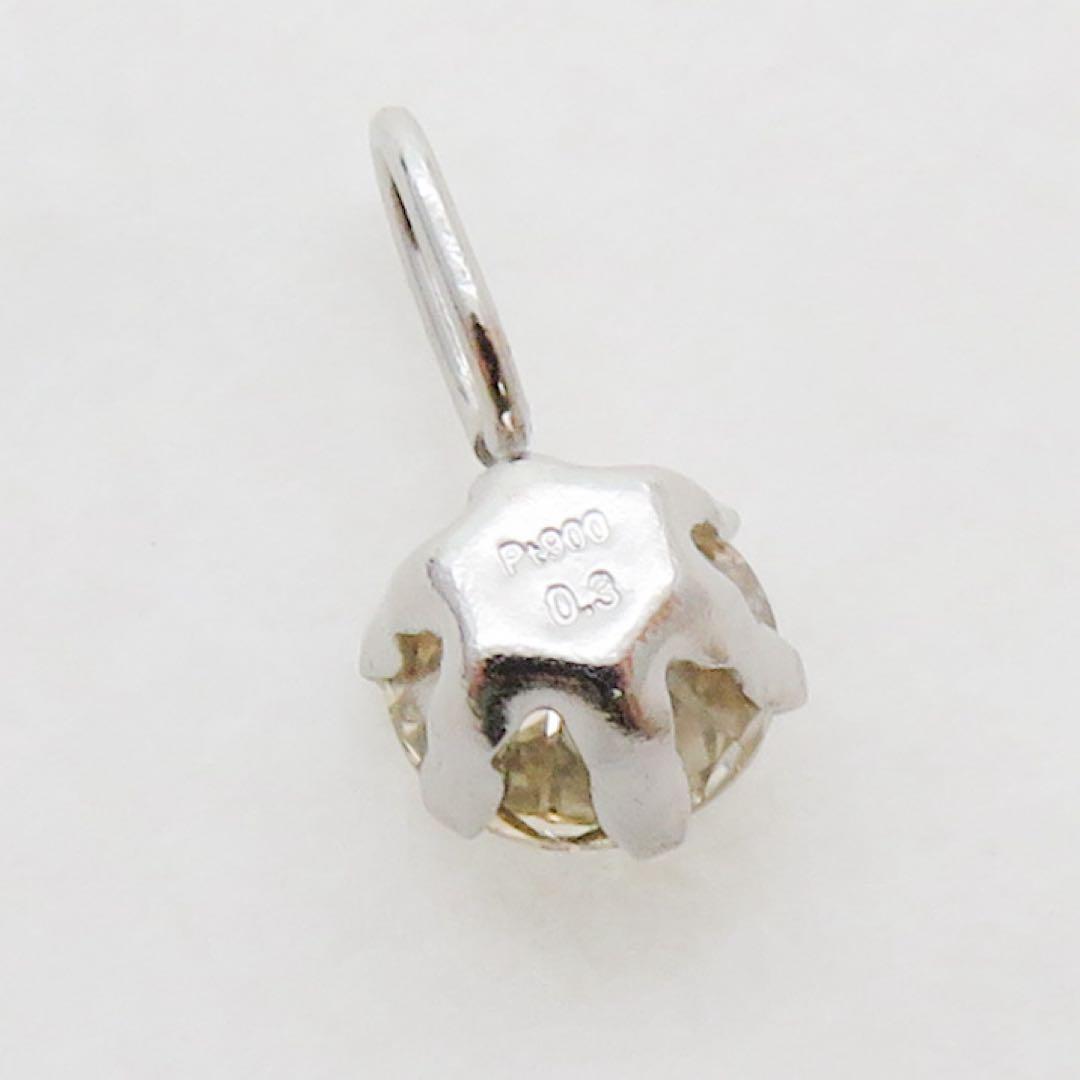 e*e様 【本物保証】Pt900 ダイヤモンド 0.314ct チャーム｜ソーテ