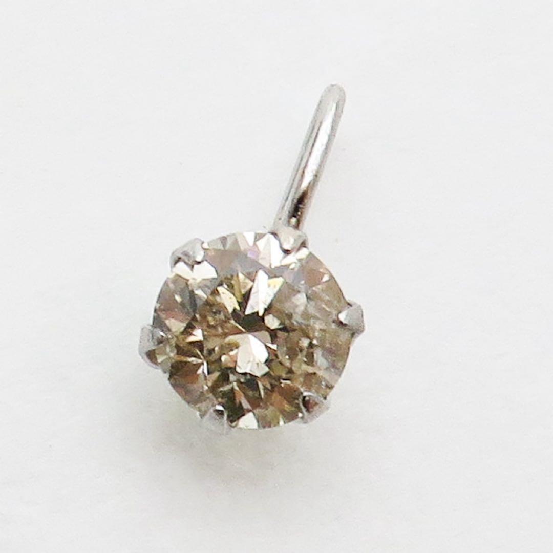 e*e様 【本物保証】Pt900 ダイヤモンド 0.314ct チャーム｜ソーテ