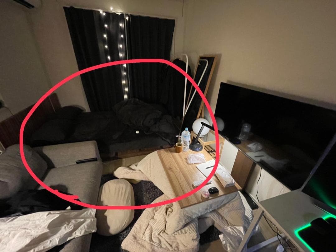 lowya ベッドフレーム　セミダブル　ウォルナット