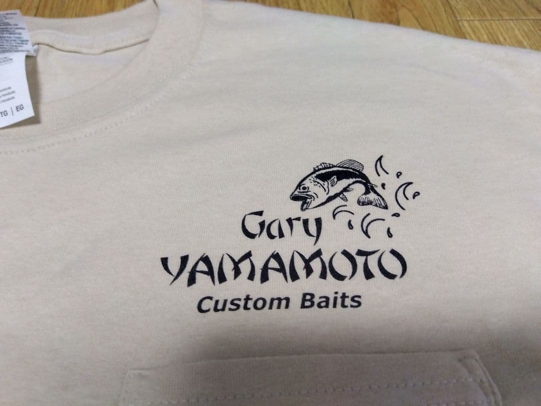 Gary YAMAMOTO ゲーリーヤマモト オリジナル Tシャツ バス釣り