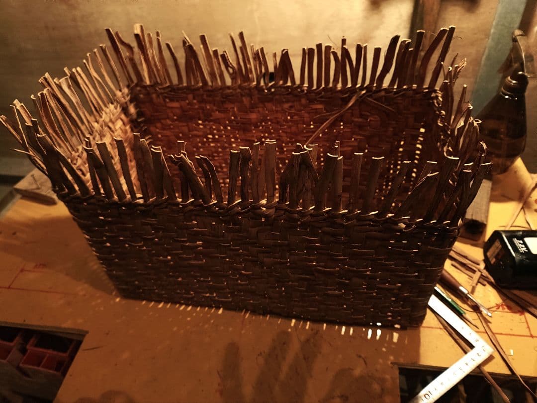 たけさくさま専用。信州安曇野の山葡萄かごバック。里山手仕事