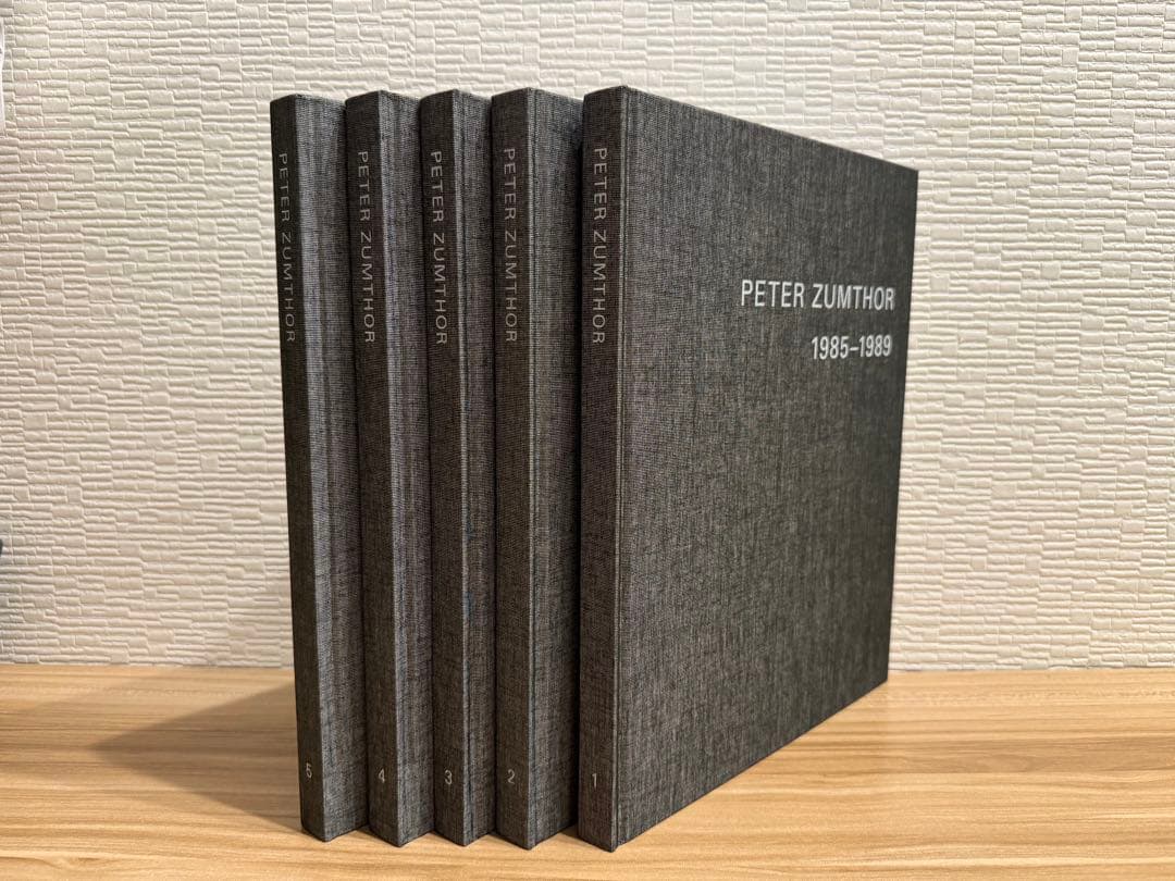 Peter Zumthor 1985-2013 :5巻全集 ピーター・ズントー