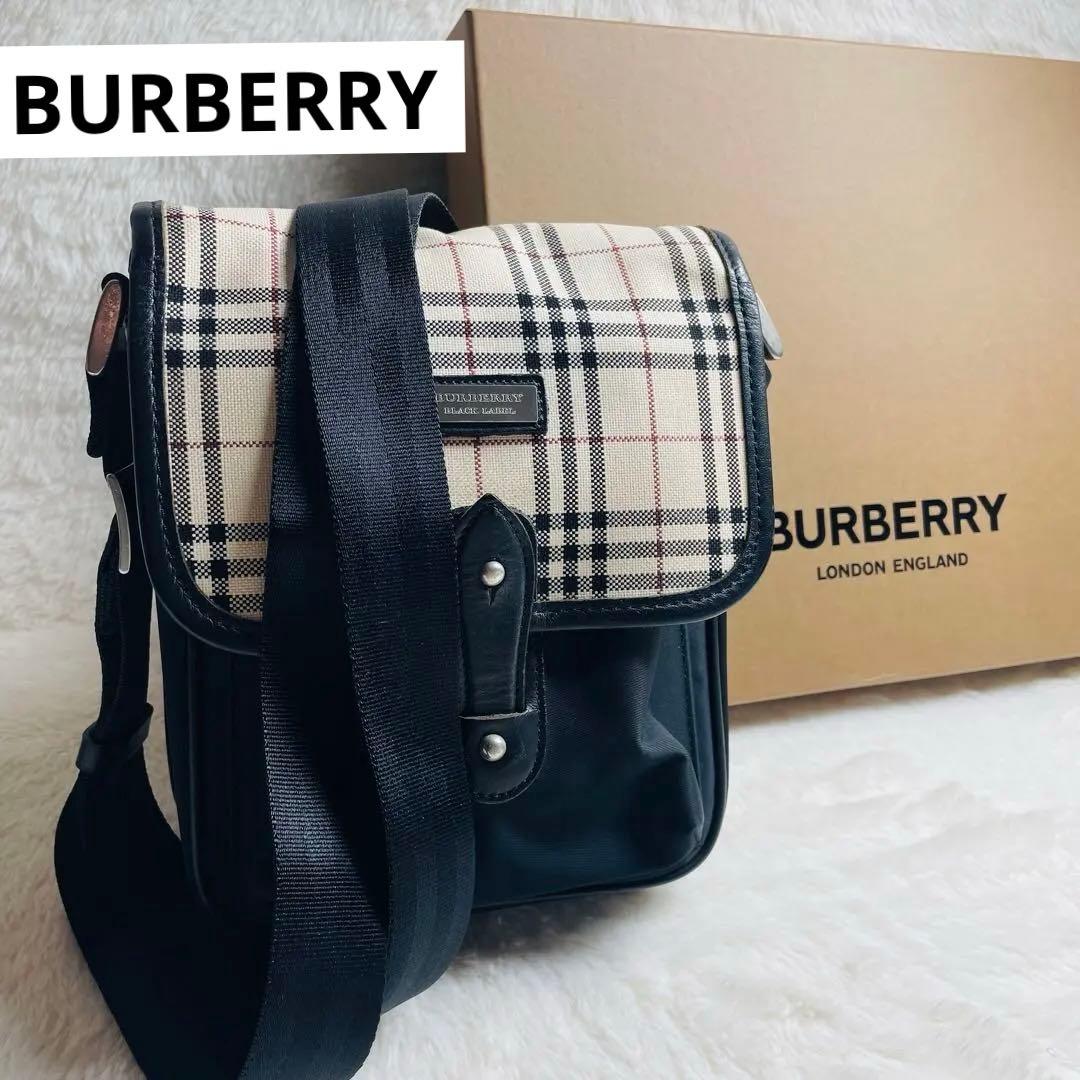未使用級　正規品　激レアBURBERRY BLACK LABELショルダーバッグ