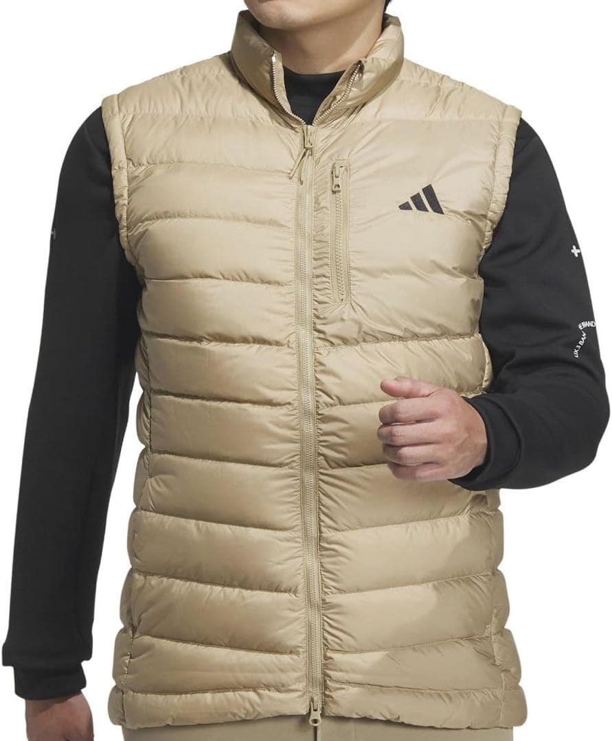 新品 XL adidas アディダス　リップストップ　フルジップ　ダウンベスト