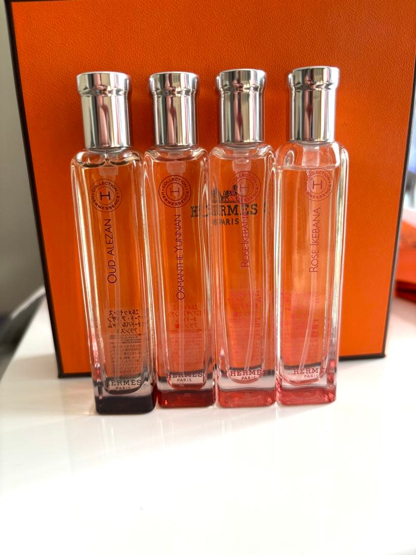 HERMES オードトワレ 4本セット ギフトボックス