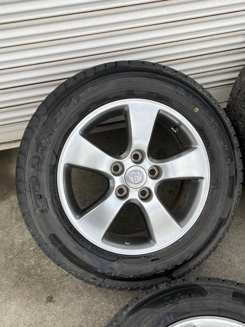 ① 送料込み トヨタ 純正ホイール ハイグロス タイヤオマケスタッドレス 2本