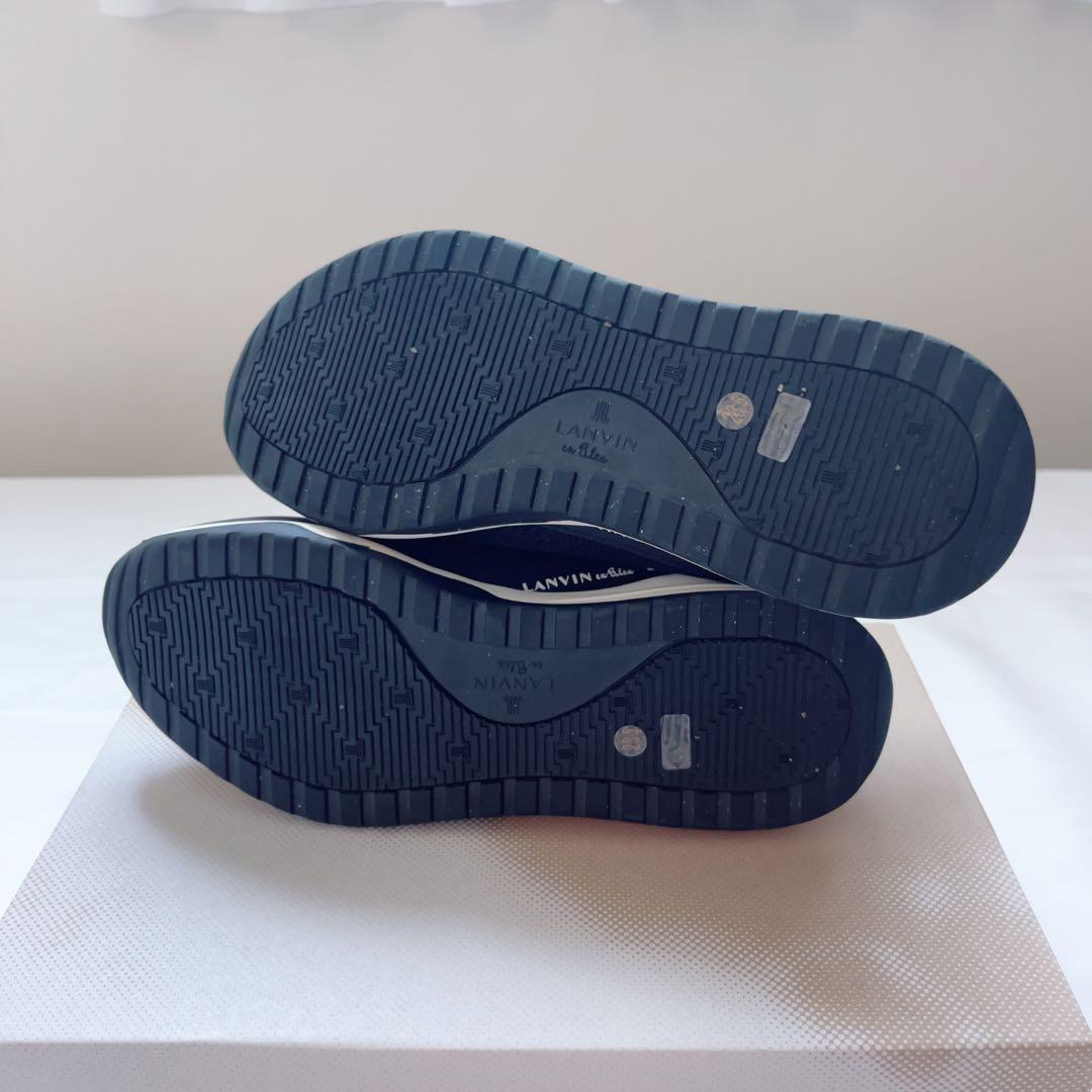 ランバンオンブルー　スニーカー　黒　完売品　スリッポン　ダイアナ