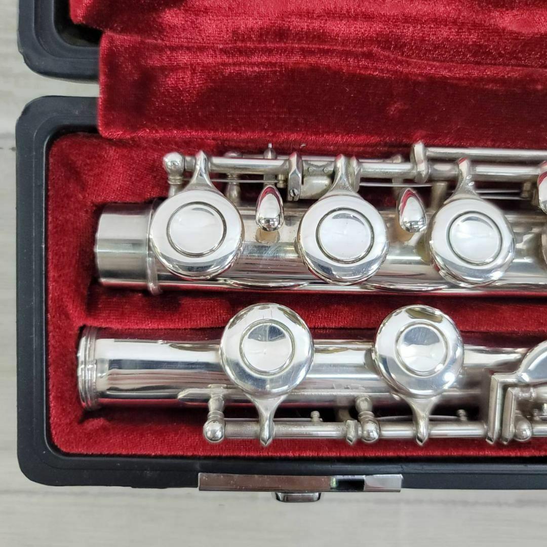 【調整済み】YAMAHA YFL-311 頭部管銀製フルート ヤマハ 磨き ②