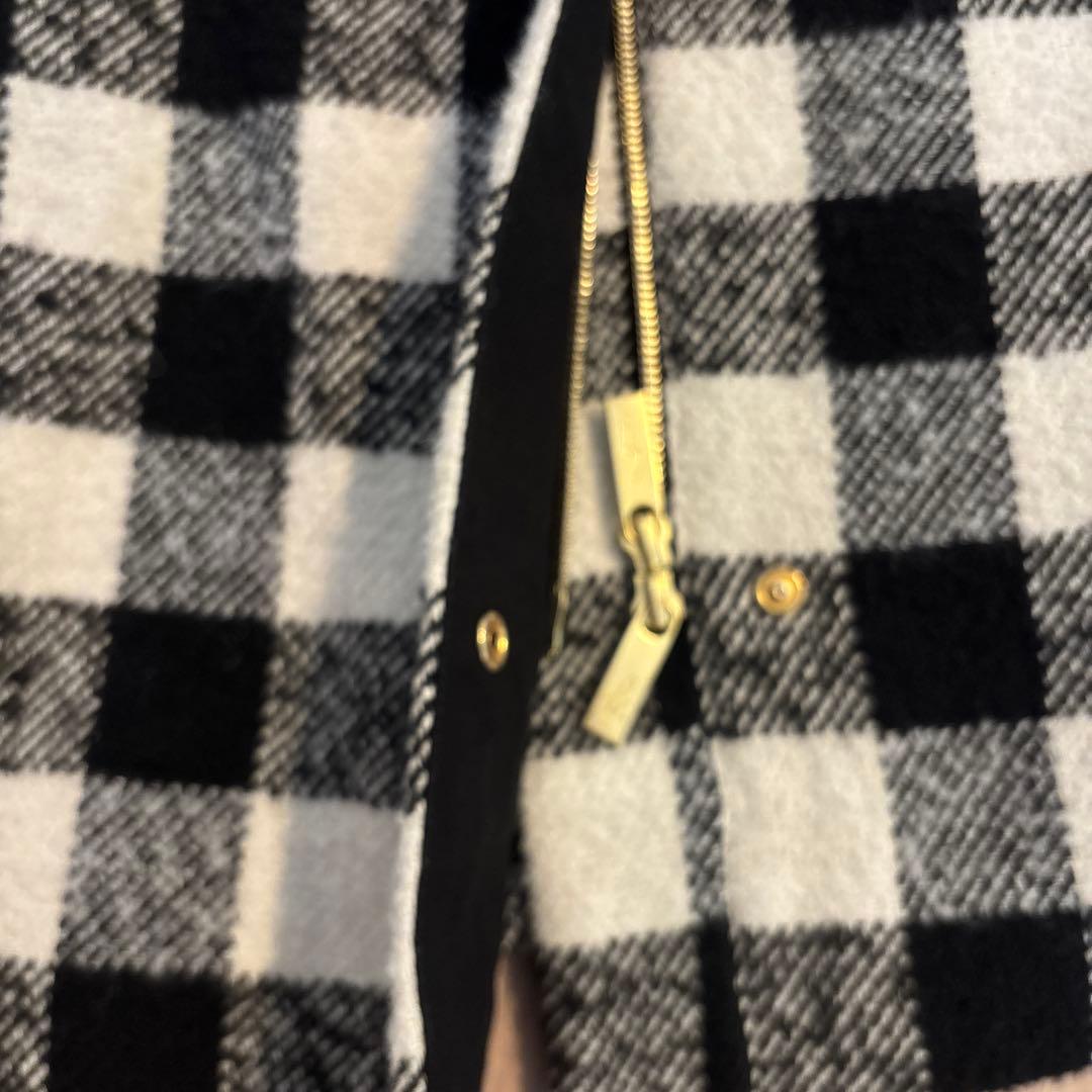 agnès b. チェック柄アウター サイズ2（9号）⭐︎アニエスベー