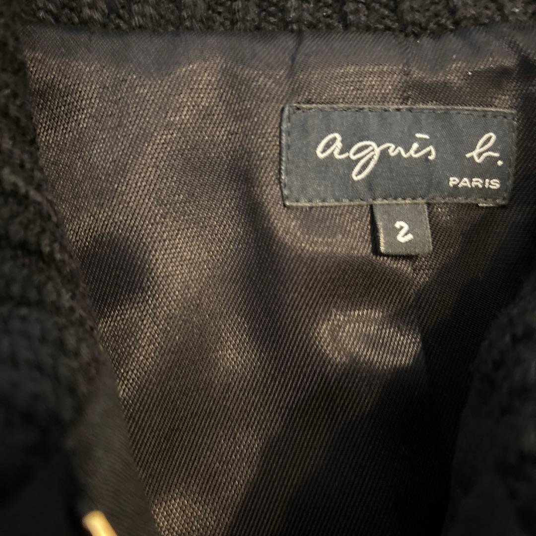 agnès b. チェック柄アウター サイズ2（9号）⭐︎アニエスベー