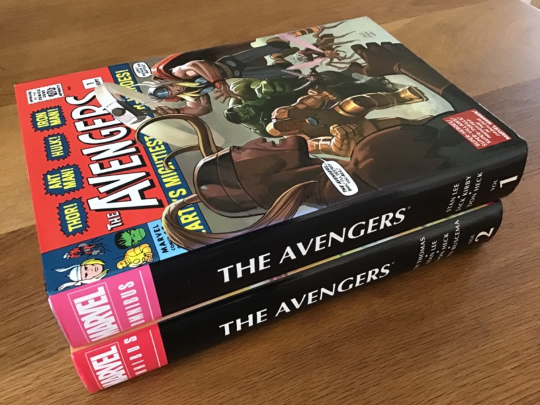 再値下げ❗️アベンジャーズ omnibus vol.1&2 ハードカバー　アメコミ