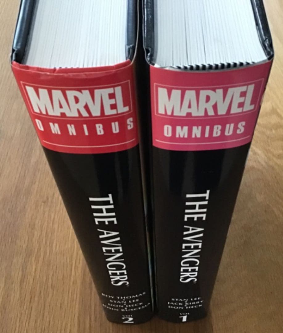 再値下げ❗️アベンジャーズ omnibus vol.1&2 ハードカバー　アメコミ