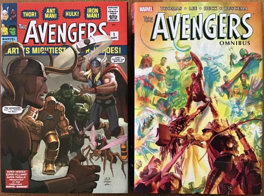再値下げ❗️アベンジャーズ omnibus vol.1&2 ハードカバー　アメコミ