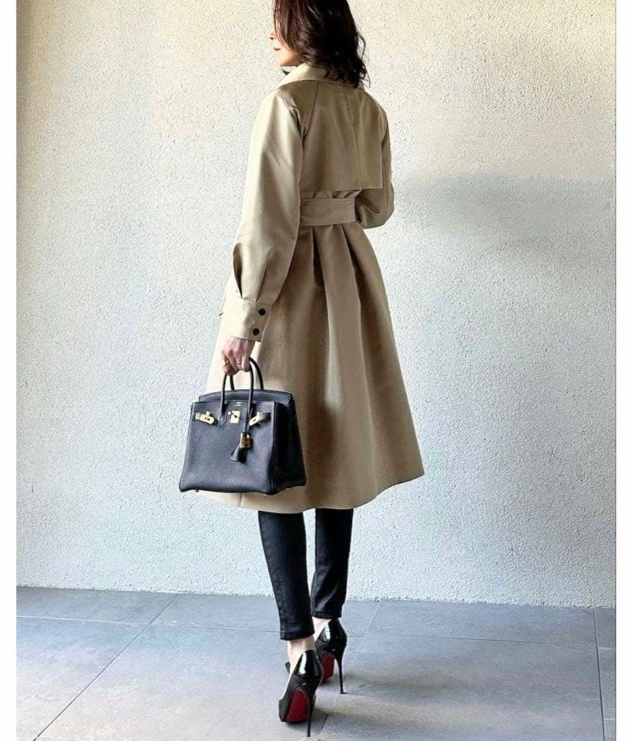 【新品未使用】SYSORUS シソラス × akko3839ドレストレンチコート