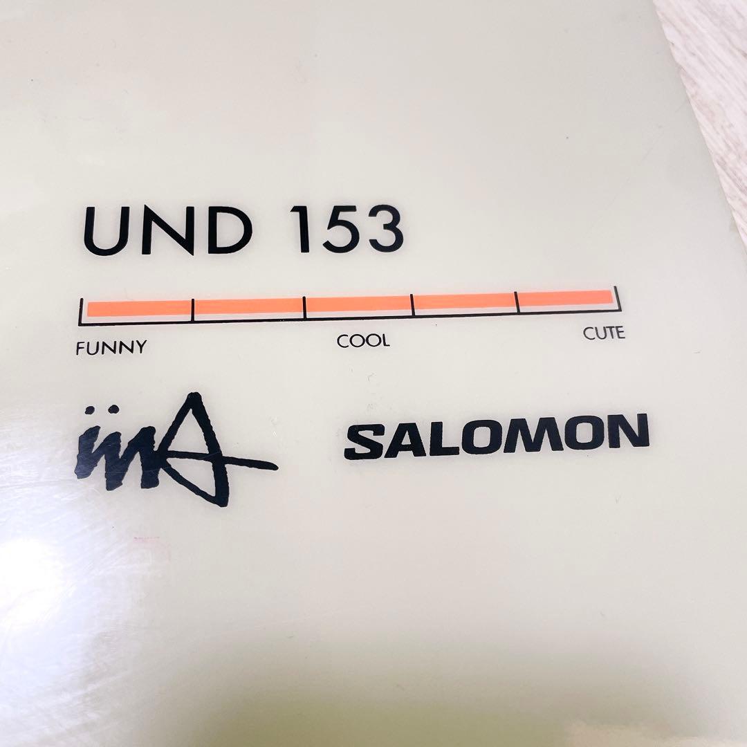 希少 限定モデル SALOMON UND 153 スノーボード フリースタイル
