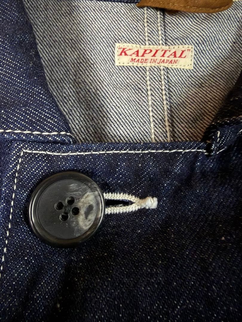 最終値下 KAPITAL 11.5ozデニム×8ozデニムリンゴマンカバーオール
