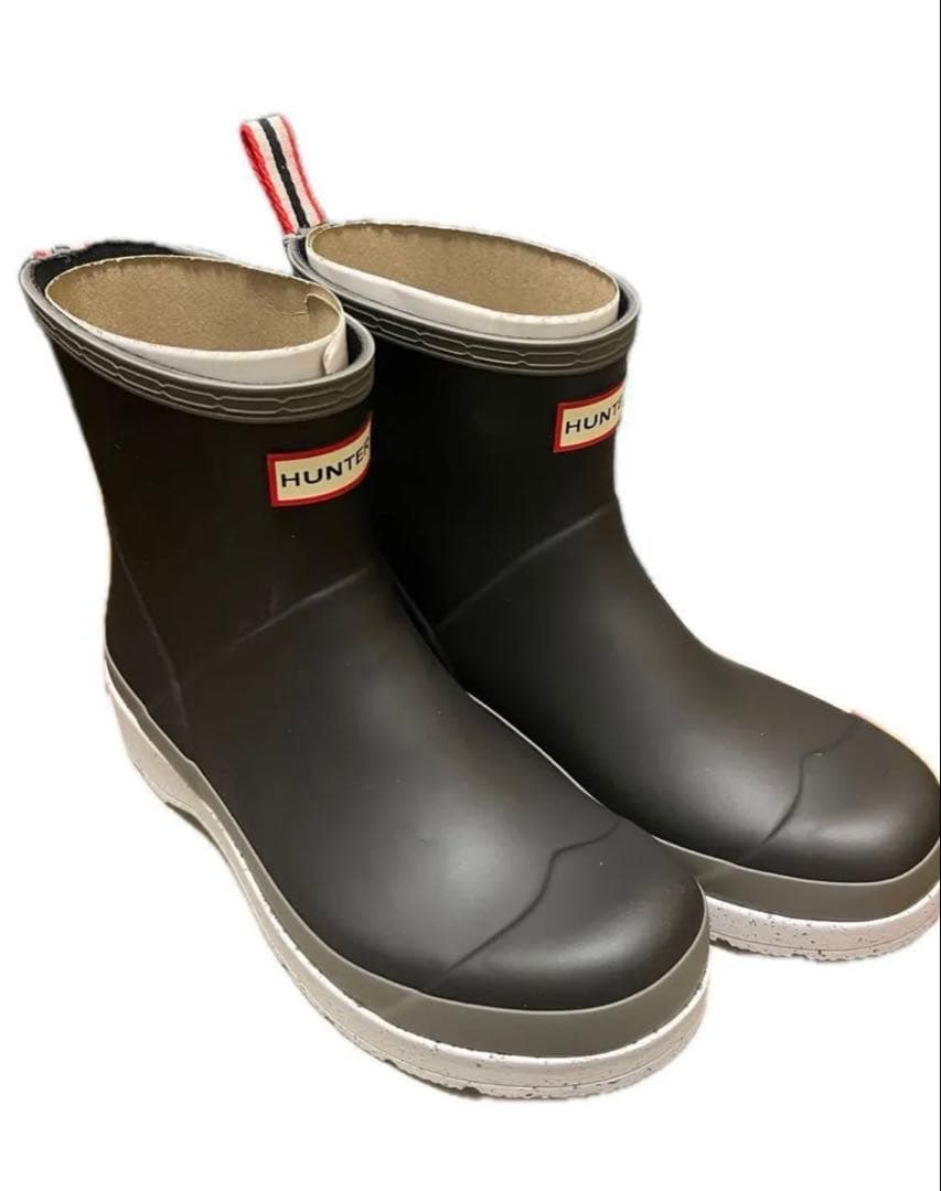 HUNTERメンズオリジナル プレイ ショート スペックル ソウル ブーツUK9