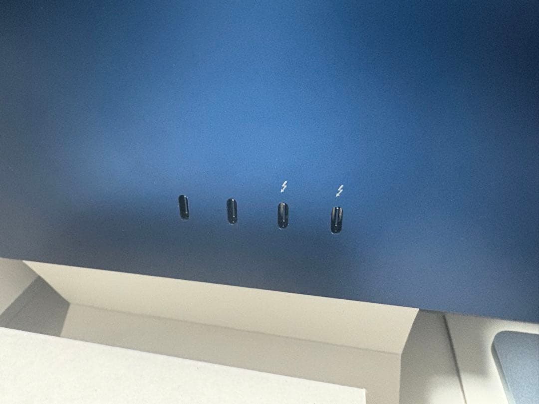 iMac (24 インチ, M1, 2021) ブルー