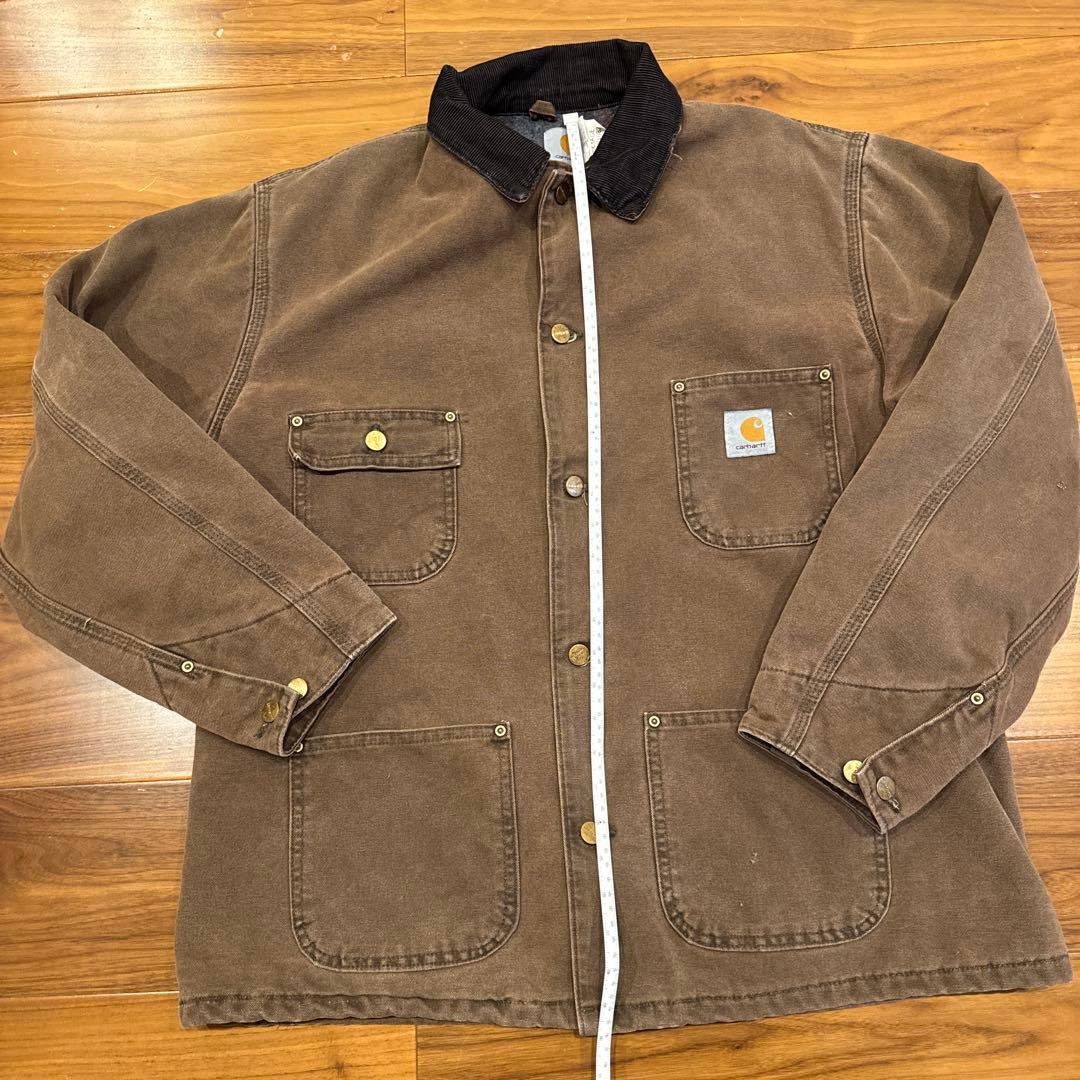 【80s星タグ】USA製 Carhartt チョアコート カバーオール L 希少