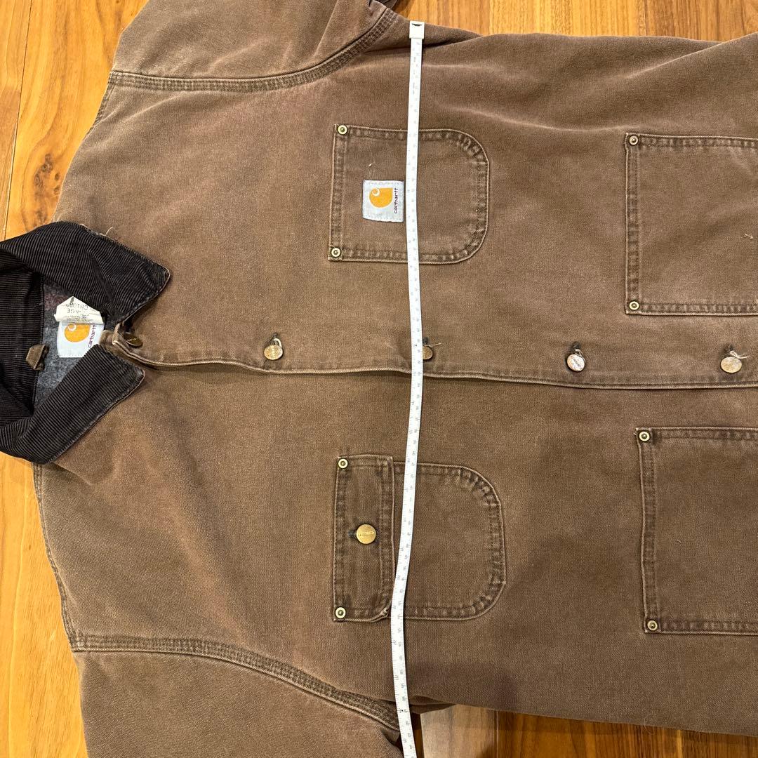 【80s星タグ】USA製 Carhartt チョアコート カバーオール L 希少