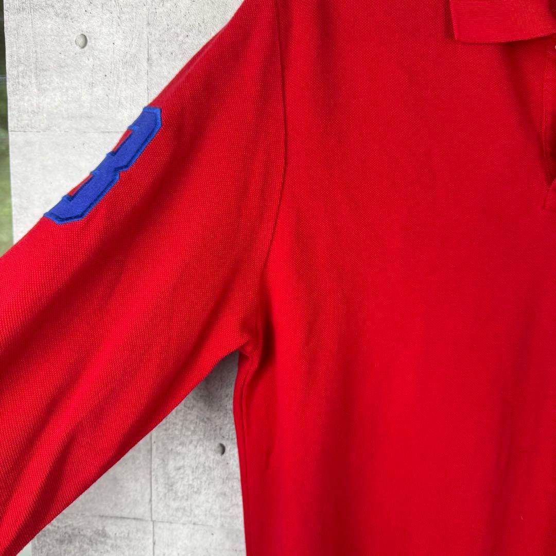 タグ付き POLO RALPH LAUREN 赤 XL ビッグポニー 刺繍