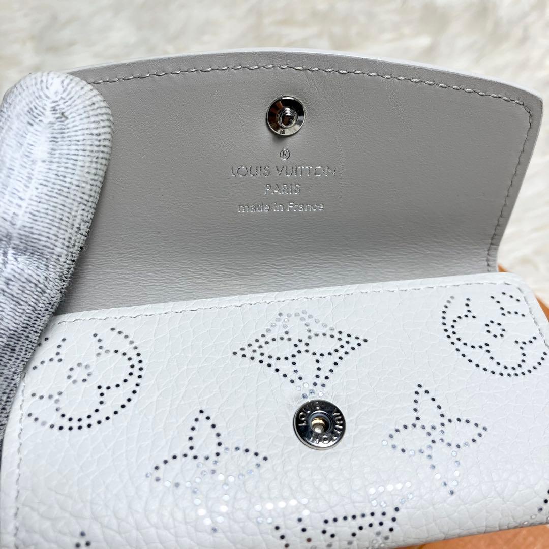 【未使用級】 ルイヴィトン＊ マヒナ4連キーケース モノグラム ICチップ