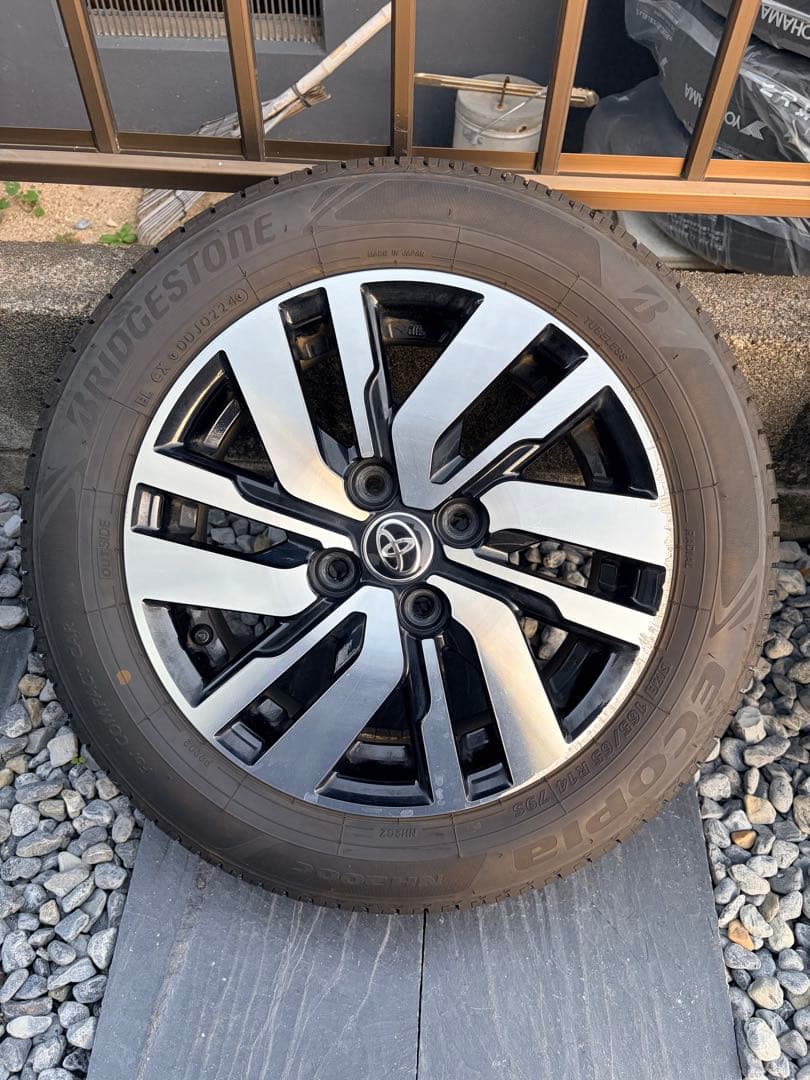 ルーミー　24年製夏タイヤ純正ホイールセット　ブリヂストン　ECOPIA 溝◎