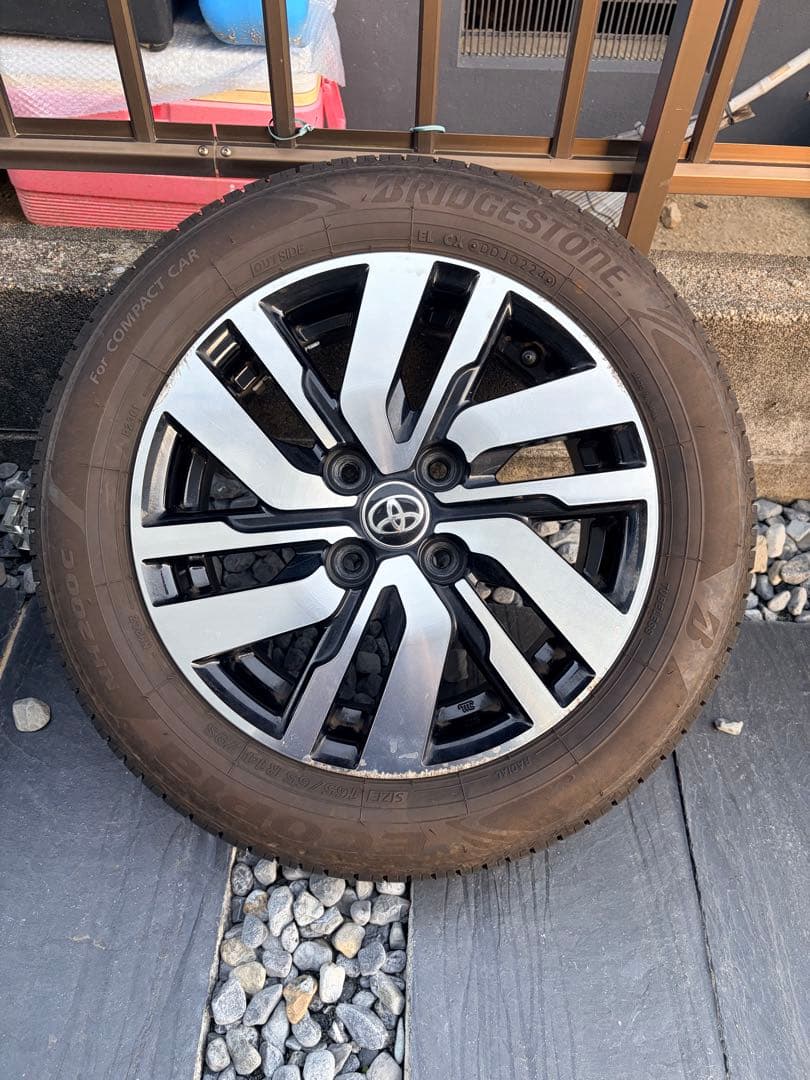 ルーミー　24年製夏タイヤ純正ホイールセット　ブリヂストン　ECOPIA 溝◎
