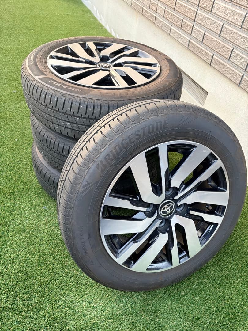 ルーミー　24年製夏タイヤ純正ホイールセット　ブリヂストン　ECOPIA 溝◎