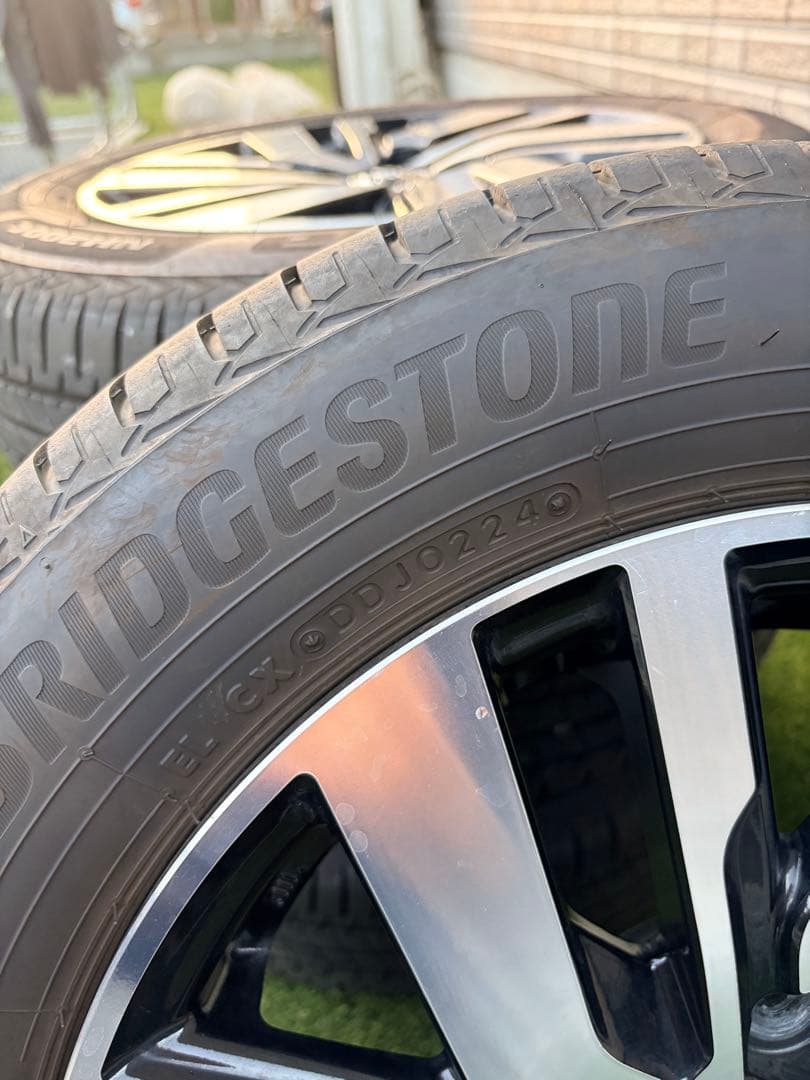 ルーミー　24年製夏タイヤ純正ホイールセット　ブリヂストン　ECOPIA 溝◎