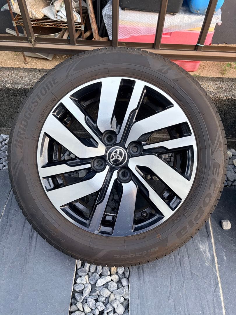 ルーミー　24年製夏タイヤ純正ホイールセット　ブリヂストン　ECOPIA 溝◎