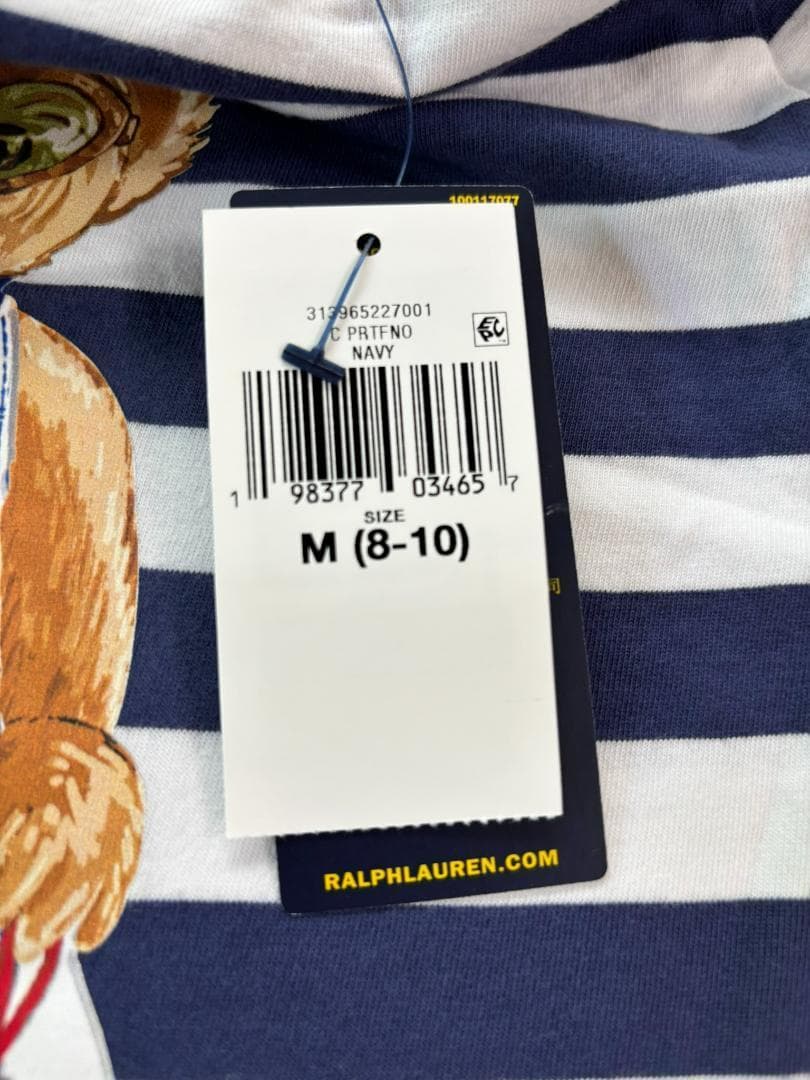 2025新品新作ラルフローレンポロベアガールズ 　ワンピースM（140）