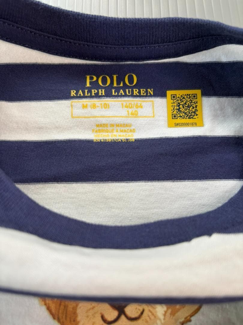 2025新品新作ラルフローレンポロベアガールズ 　ワンピースM（140）