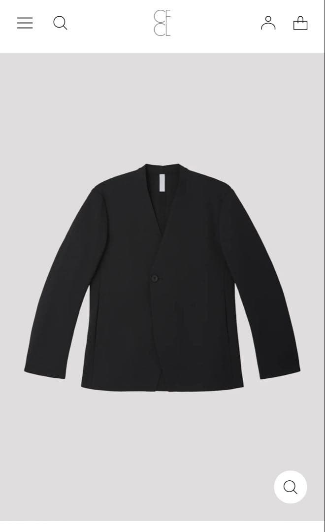 CFCL ノーカラージャケット