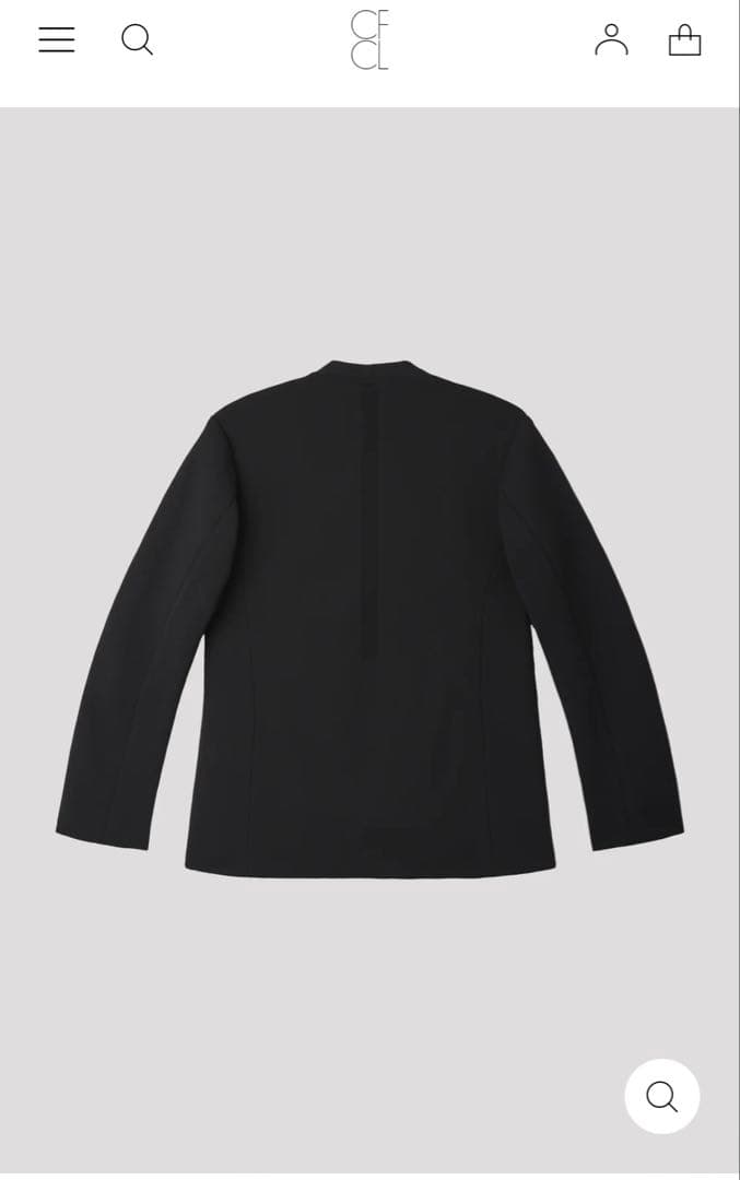 CFCL ノーカラージャケット