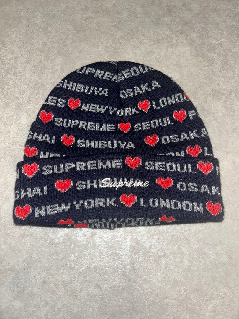 【かす】24AW Supreme Hearts Beanie \