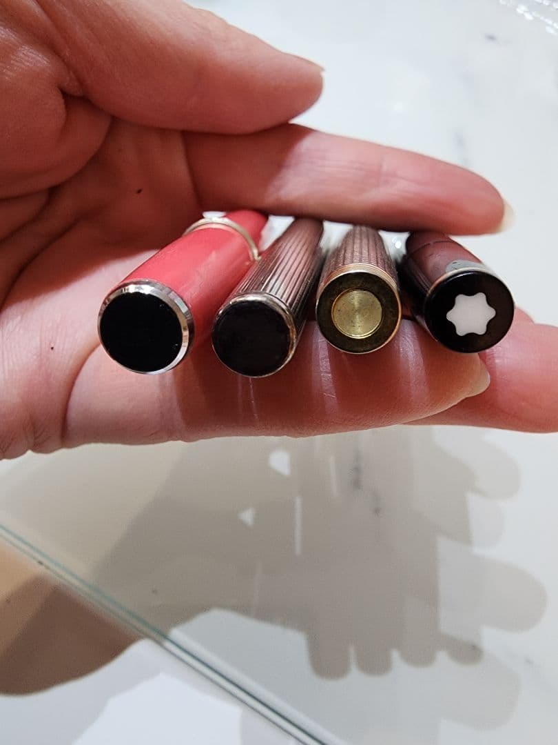 ジャンク品かも万年筆 4本セット モンブラン パイロット