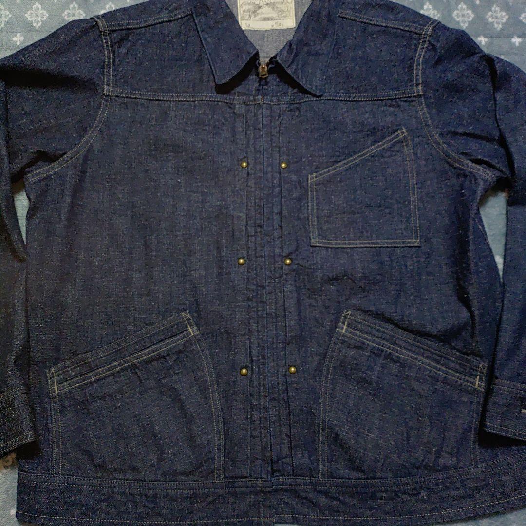 新品 ダリーズ 81B ID 30sDENIM ZIP JACKET (XL)