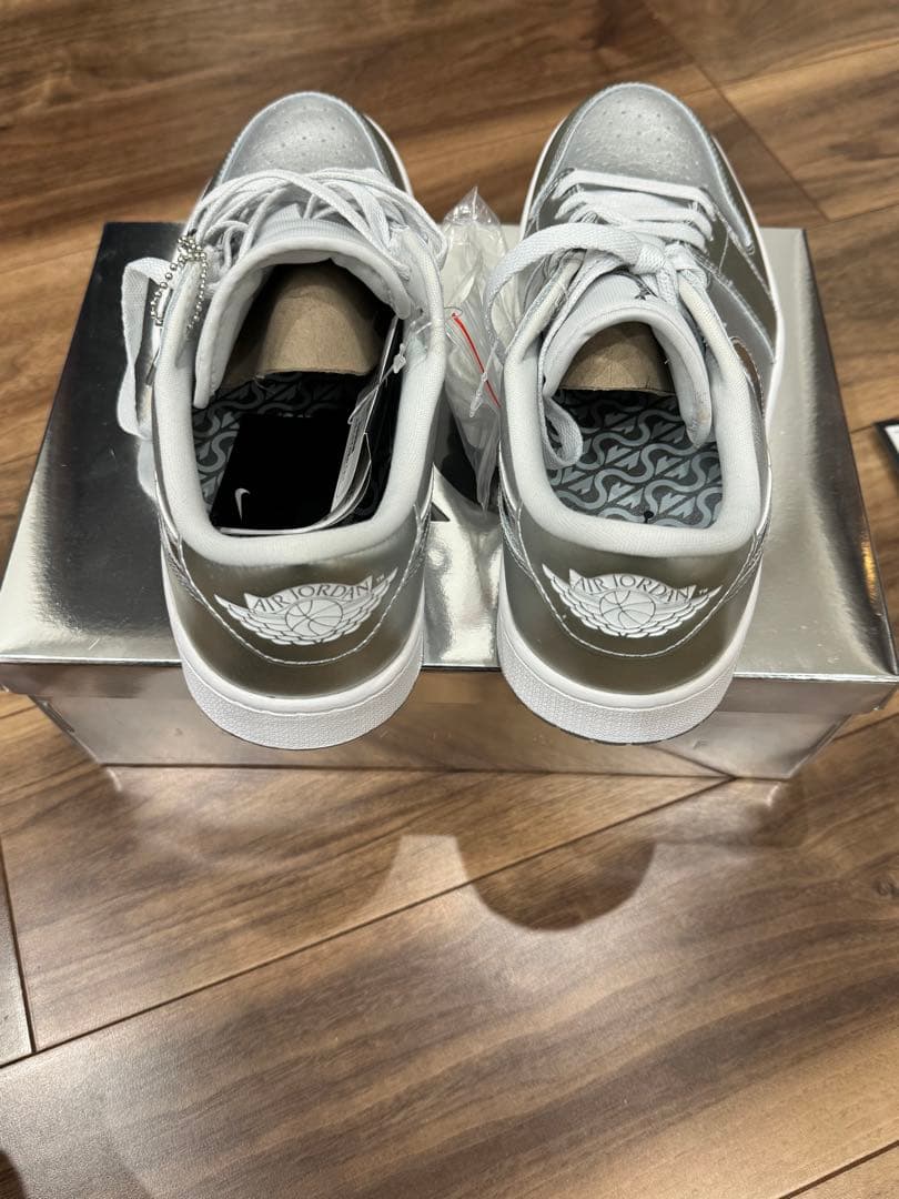 エアジョーダン1LOWGNRGゴルフシューズ メタリックシルバーサイズ27.5