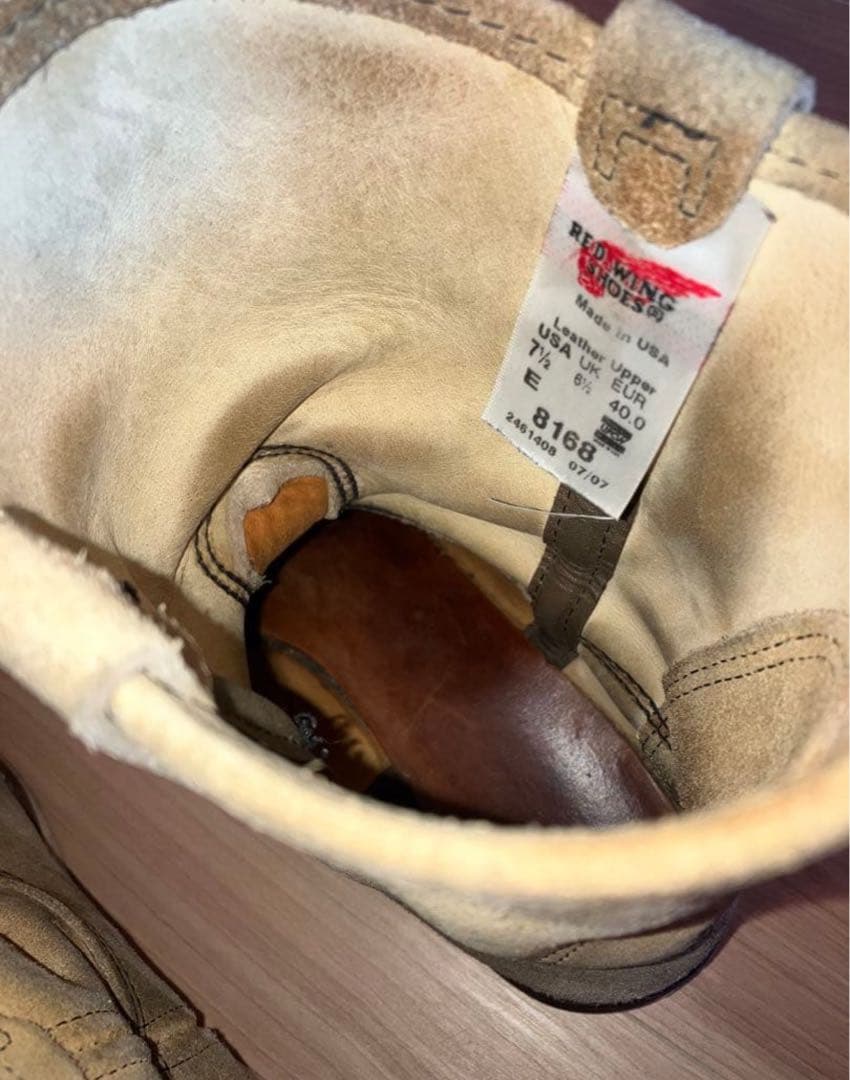 レッドウィング　ぺコスブーツ　8168 JP 25.5