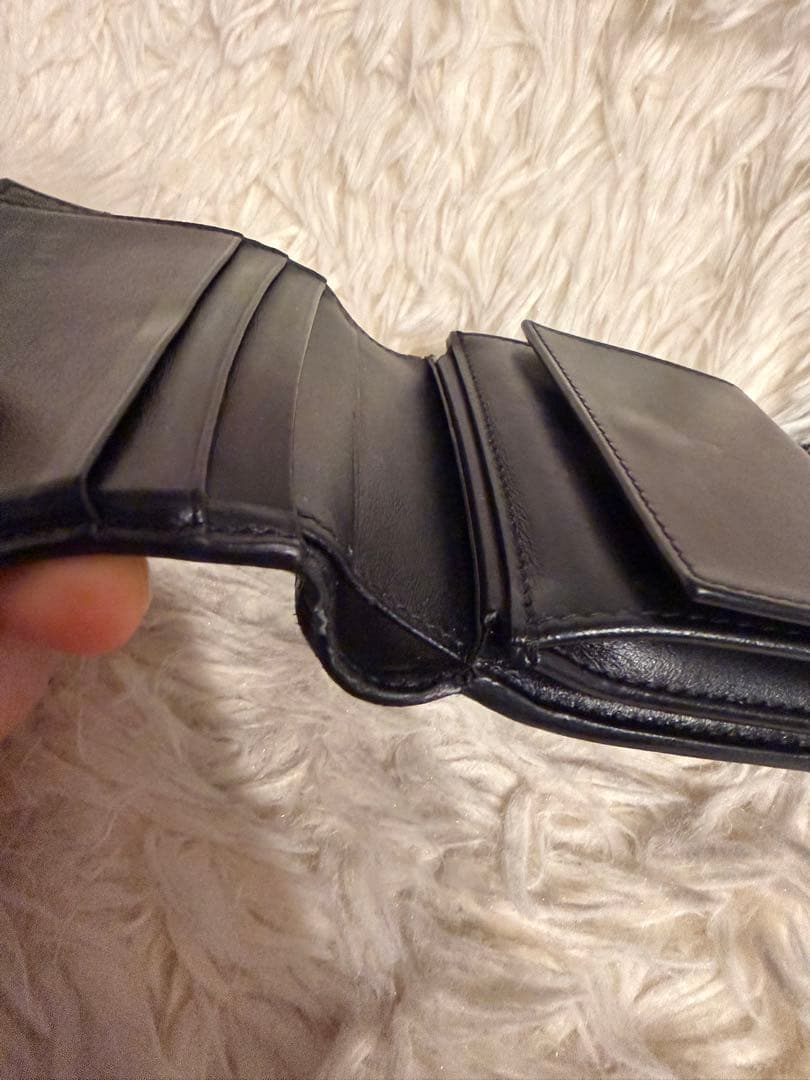 スモール フラップウォレット トリオンフ / シャイニーカーフスキン