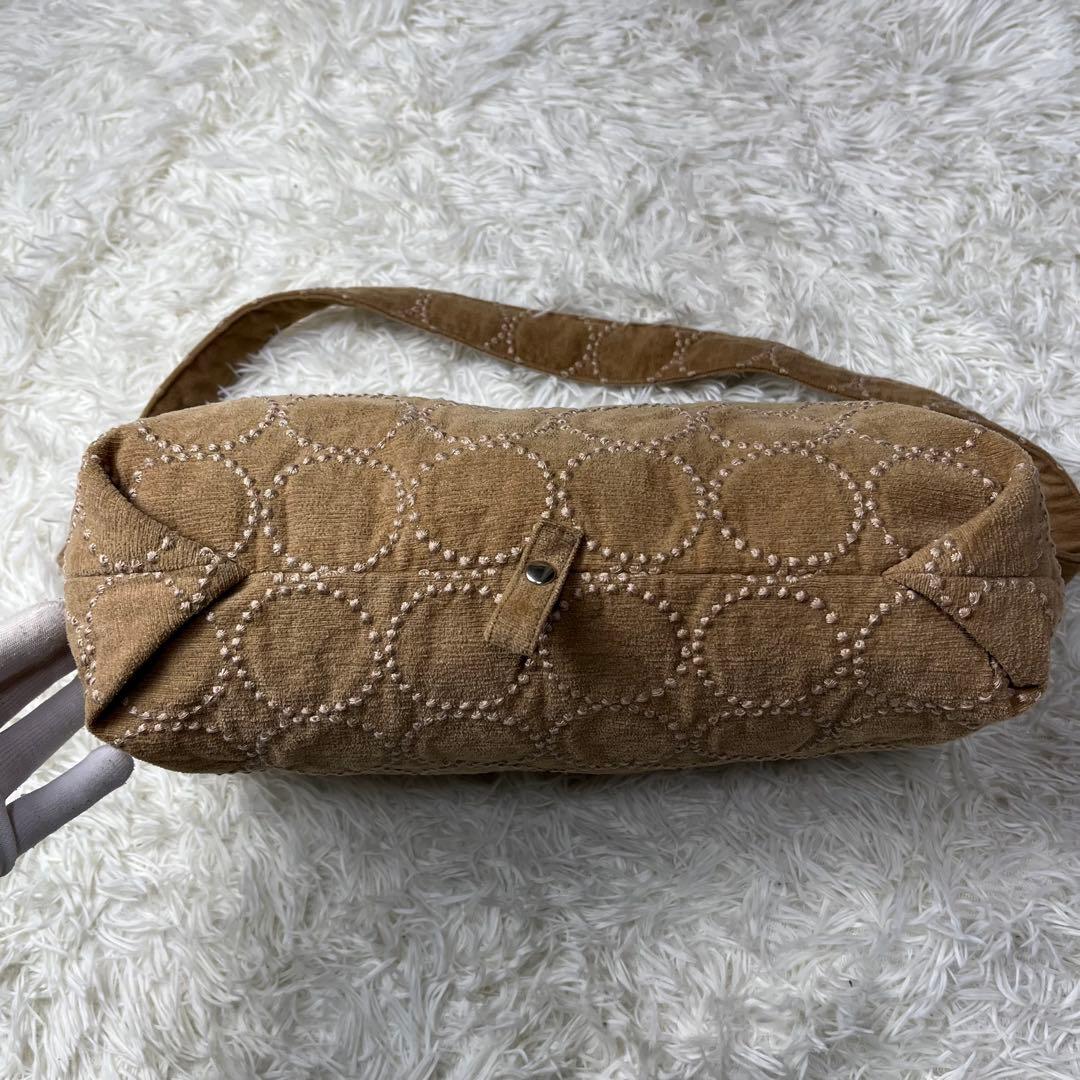 mina perhonen ショルダーバッグ 2way タンバリン キャメル