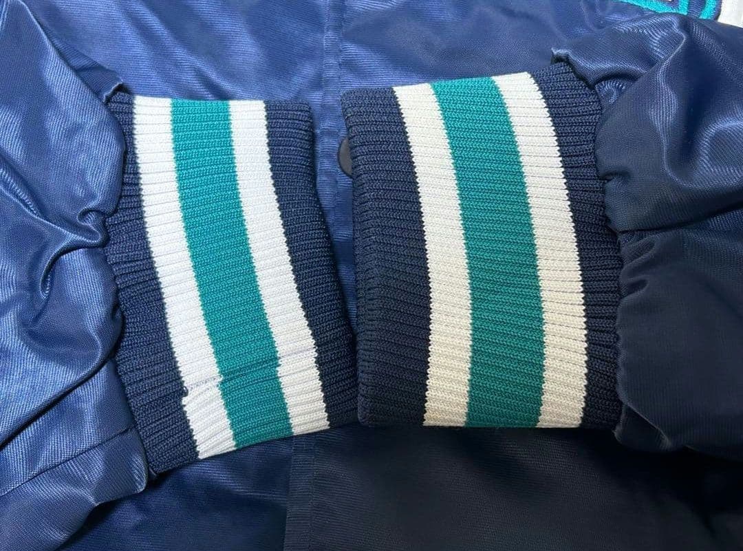 90's MARINERS スタジャン ネイビー イチロー ンテージ ゆるダボ